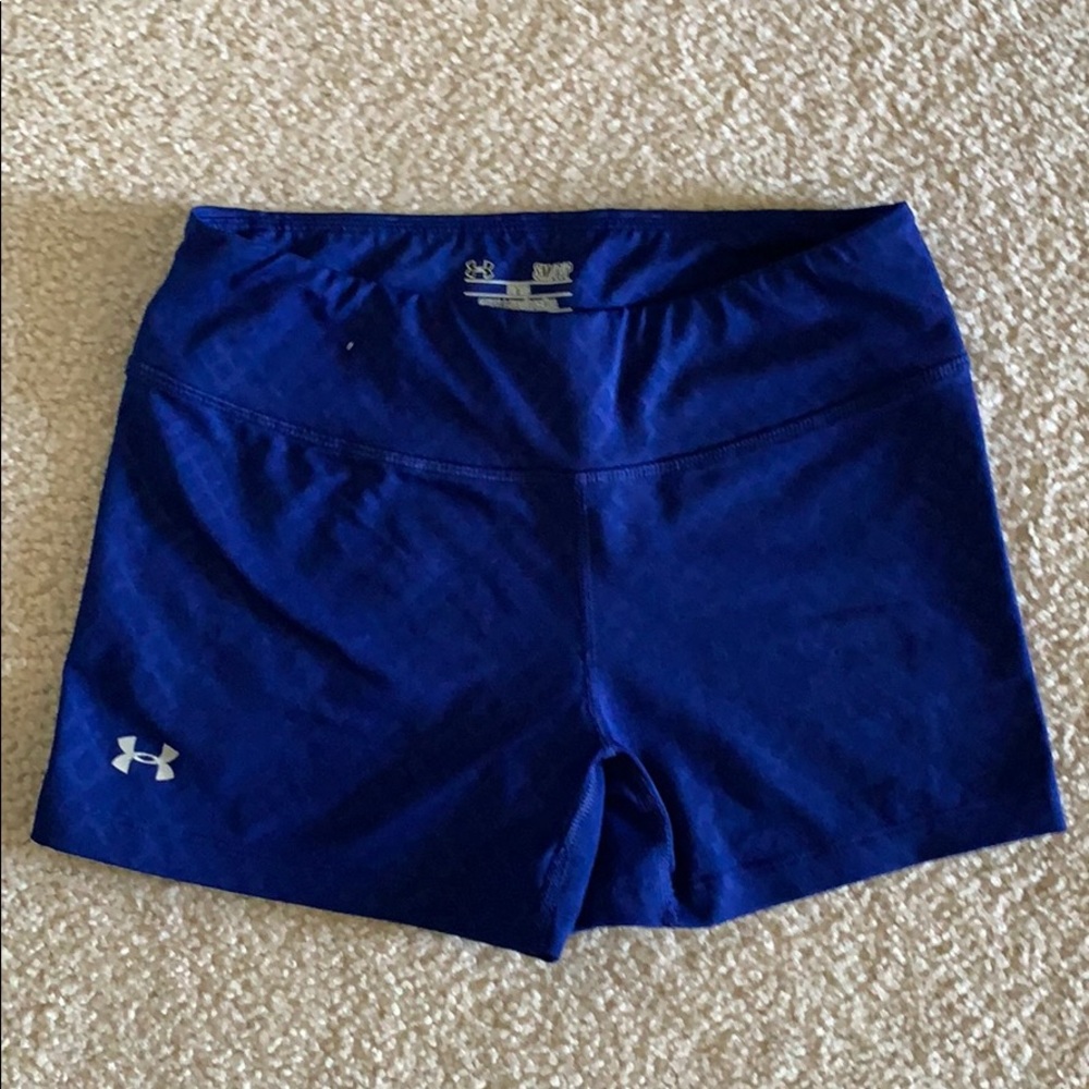 Under Armor blue spandex